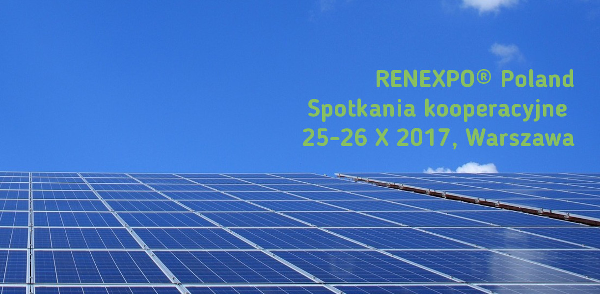 Read more about the article Spotkania kooperacyjne w ramach RENEXPO POLAND 2017